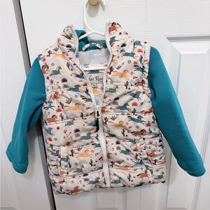 Cedar Rose Toddler Horse Jacket
